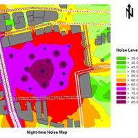 Calcul de l’impact du bruit de chantier sur les façades des bâtiments